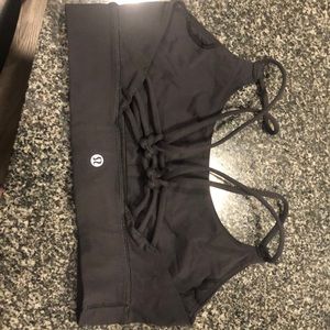Lulu lemon Sunshine salutations bra